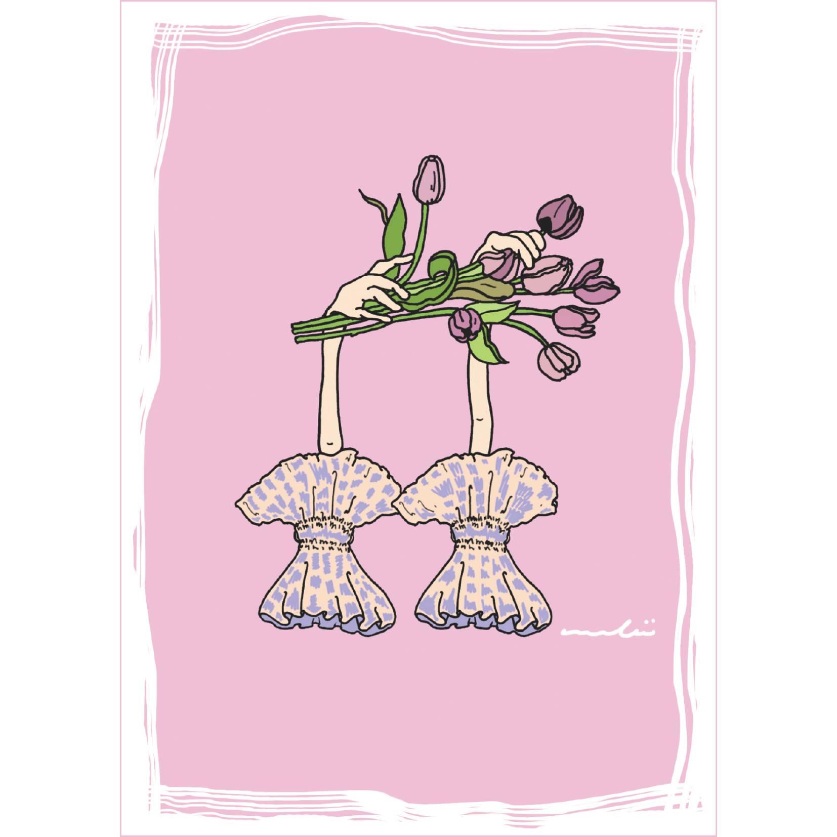 Postcard- Tulip