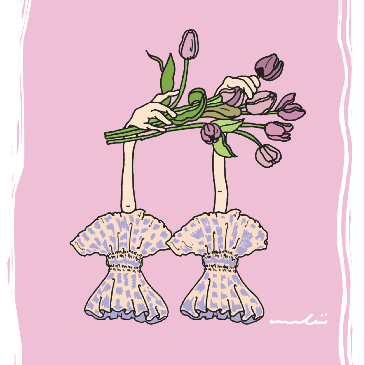 Postcard- Tulip