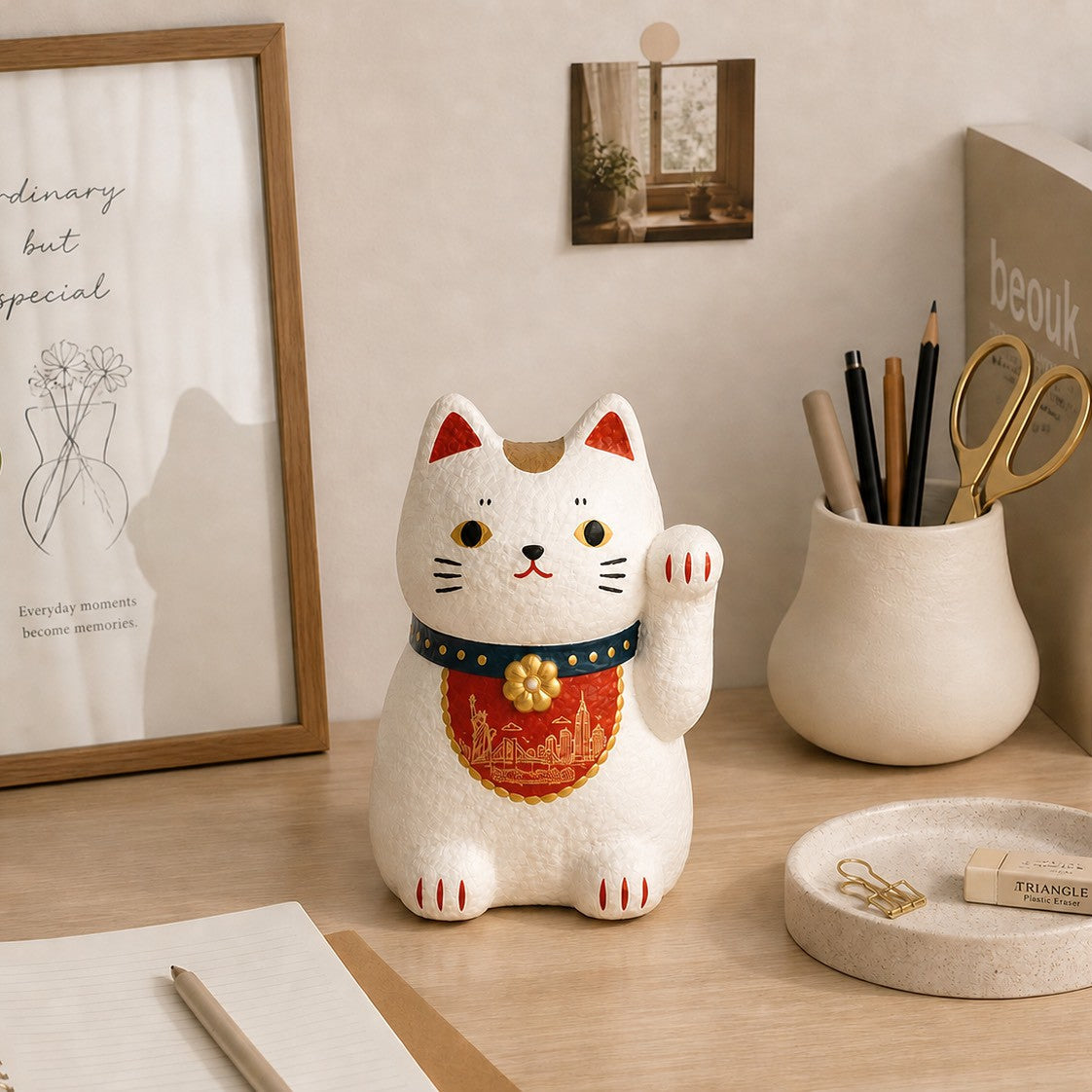 Lucky Cat- Collector Edition- Classic White