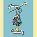 Postcard- Lemon with Tulip